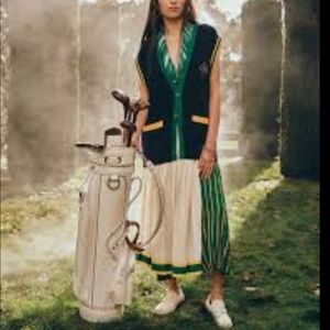 br athletics pleated midi skirt